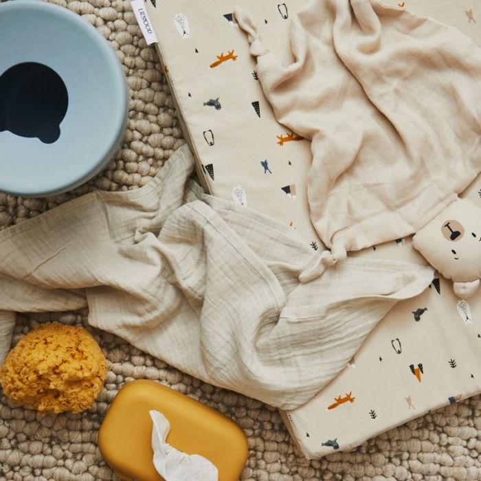 Чохол для вологих серветок Liewood Emi - гірчичний