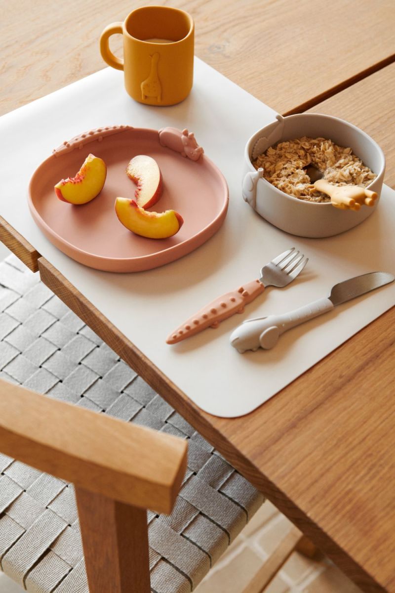 Дитячий обідній набір посуду LIEWOOD Kine Golden Caramel Mix