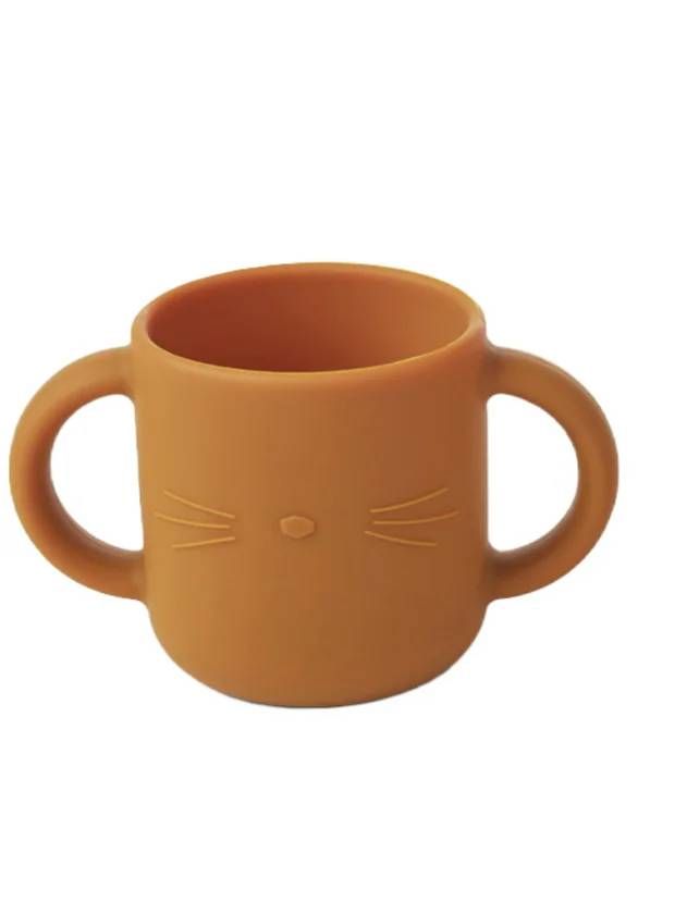 Дитяча чашка LIEWOOD Mustard Cat