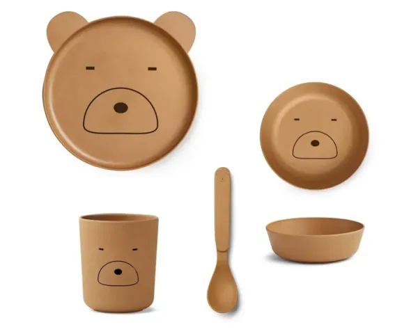 Дитячий обідній набір посуду Box Set Mr Bear