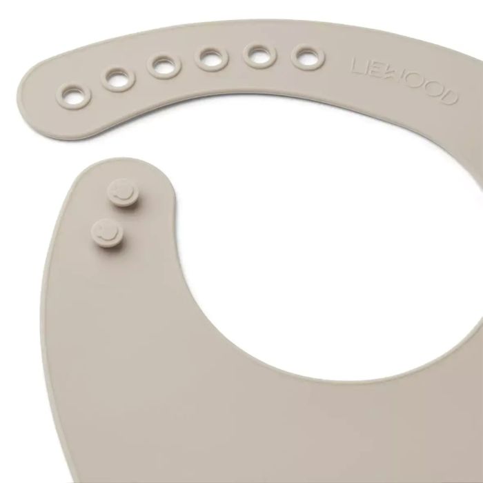 Нагрудники силіконовий бежевий LIEWOOD BIRTHDAY MULTI MIX LIEWOOD