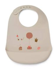 Нагрудник бежевий LIEWOOD BIRTHDAY MULTI MIX LIEWOOD