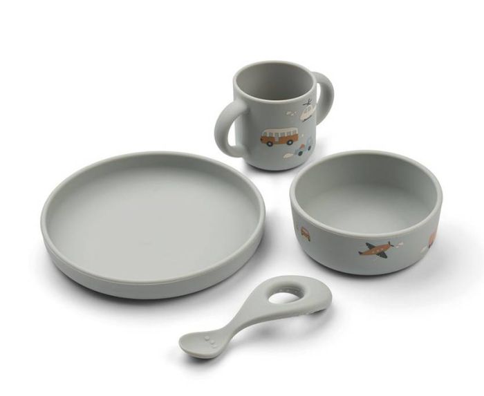 Обідній набір силіконового посуду LIEWOOD Vivi