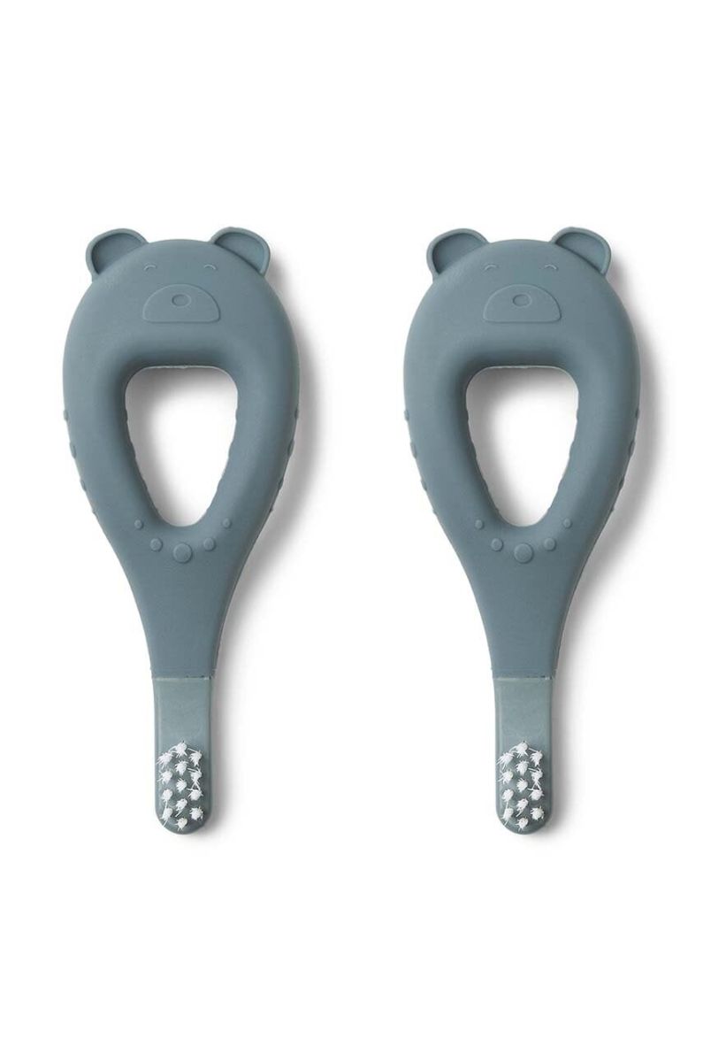 Набір зубних щіток LIEWOOD Whale Blue 2-packed