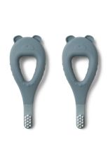 Набір зубних щіток LIEWOOD Whale Blue 2-packed