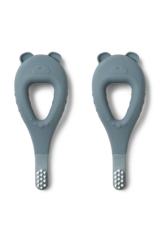 Дитяча зубна щітка LIEWOOD Whale Blue 2-packed