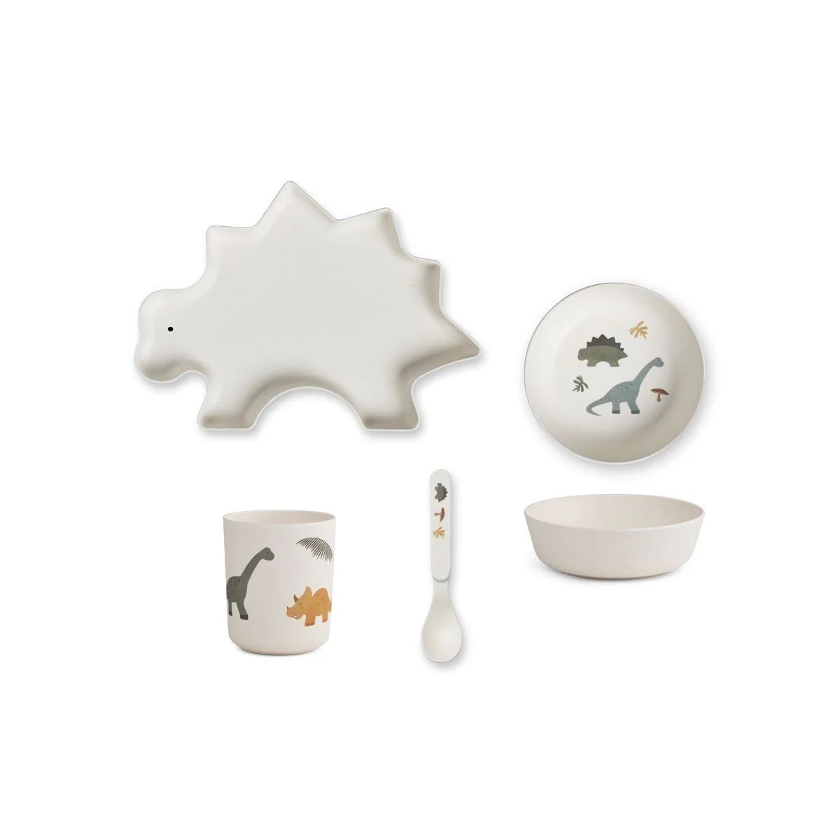 Набір бамбукового посуду Dino Mix Liewood