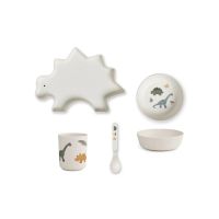 Набір бамбукового посуду Dino Mix Liewood