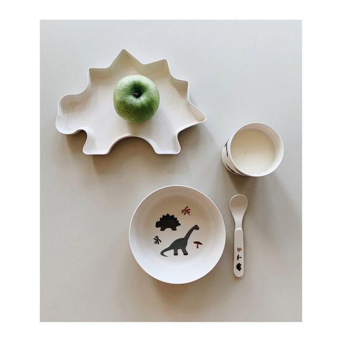 Набір бамбукового посуду | Dino Mix від Liewood