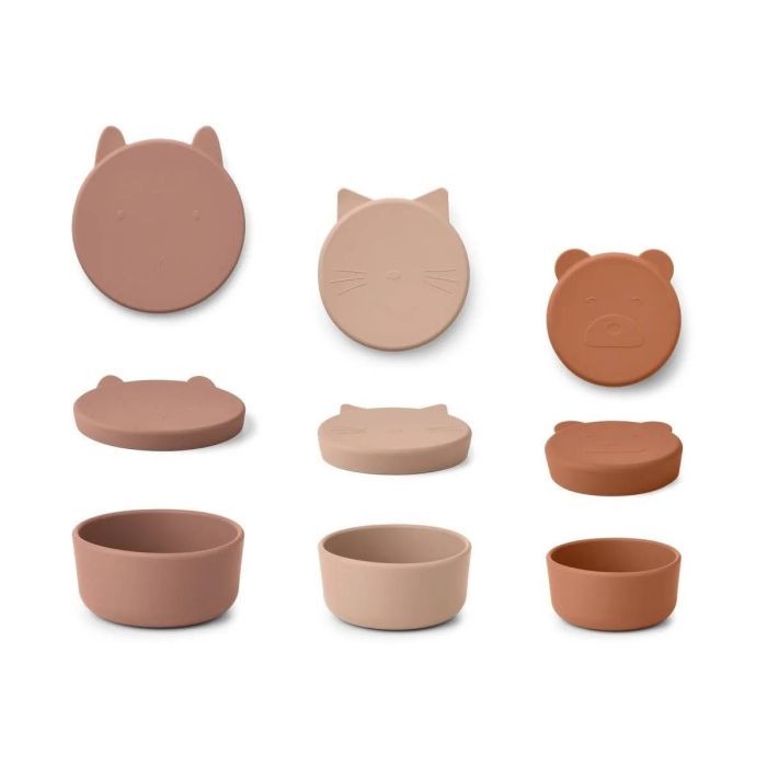 Дитячий силіконовий набір для снеків Corgan Snack Box