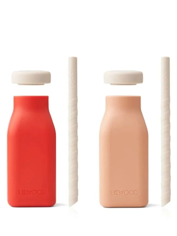Силіконова пляшка для молочного коктейлю LIEWOOD MILKSHAKE – Red Apple Liewood