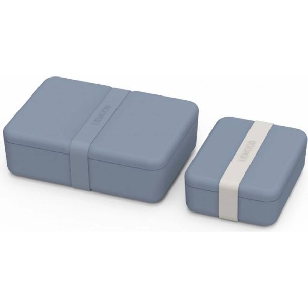 Дитячий бамбуковий ланч-бокс LIEWOOD Blue Wave