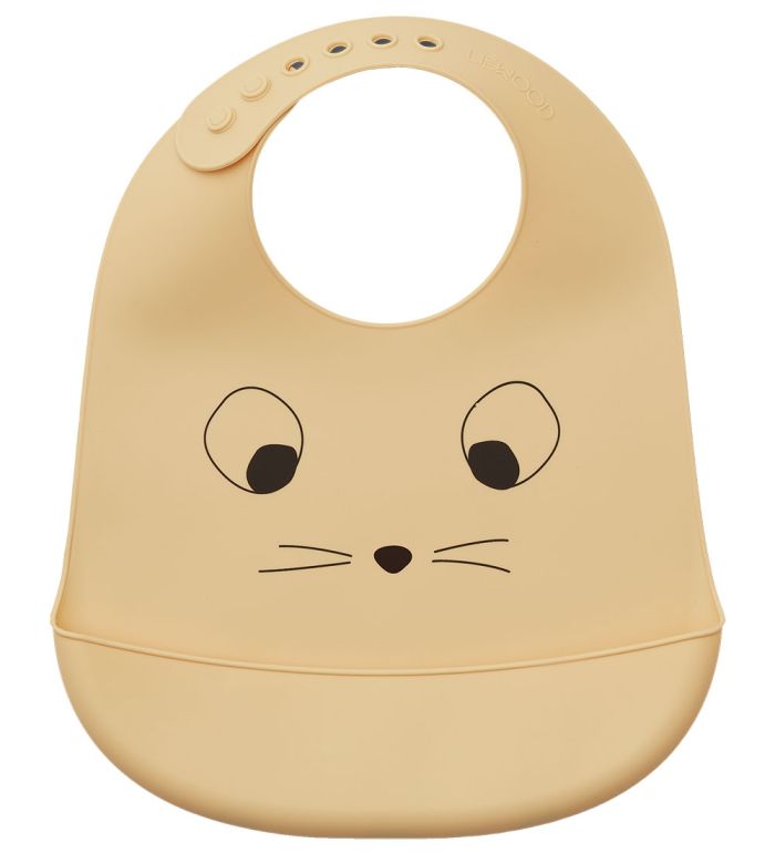 Дитячий слюнявчик LIEWOOD Tilda  Mouse Wheat Yell