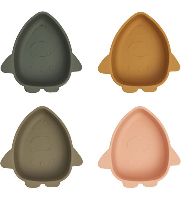 Миски Liewood - силіконові - 4 шт