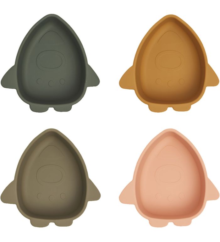 Миски Liewood - силіконові - 4 шт