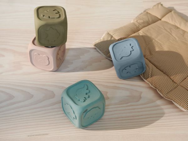 Дитячі силіконові розвиваючі кубики LIEWOOD Andrew