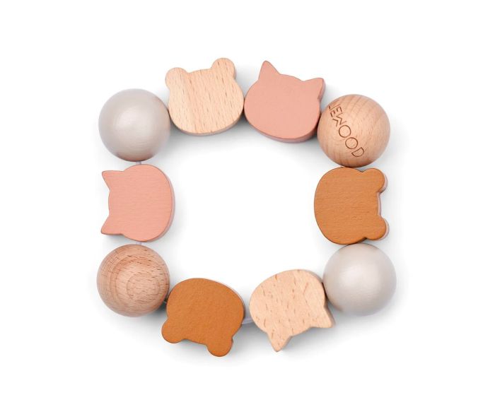 Дитяче деревʼяне брязкальце LIEWOOD Allie Rattle