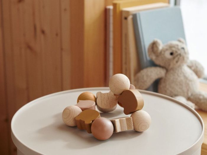 Дитяче деревʼяне брязкальце LIEWOOD Allie Rattle