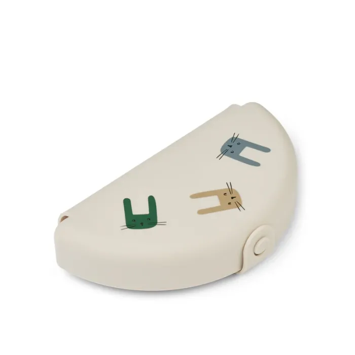 Дитяча складна коробка для снеків LIEWOOD Foldable snack box  Eugene bunny/sandy