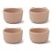 Набір силіконових мисок LIEWOOD MALENE SILICONE BOWLS 4 PACK - ROSE