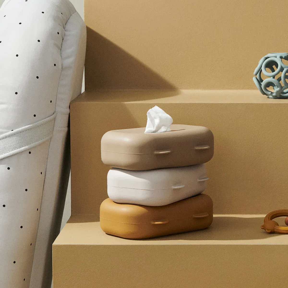 Чохол для вологих серветок Liewood Emi - гірчичний