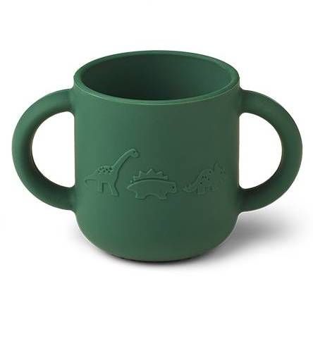 Силіконова чашка LIEWOOD Dino Green