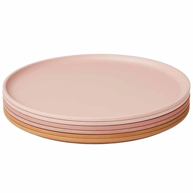 Набір бамбукових тарілок LIEWOOD Logan Rose Multi Mix 6шт