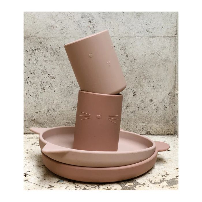 Дитячі силіконові чашки LIEWOOD 2 шт Rose mix