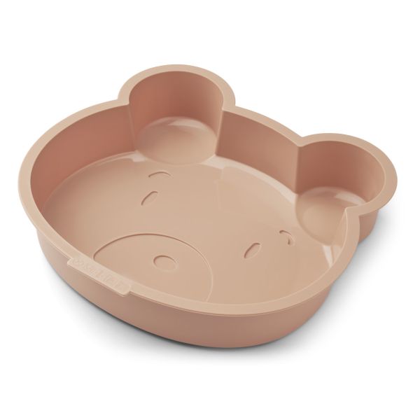 Силіконова форма для випічки  LIEWOOD Amory "Mr. Bear tuscan rose", Ш25 см