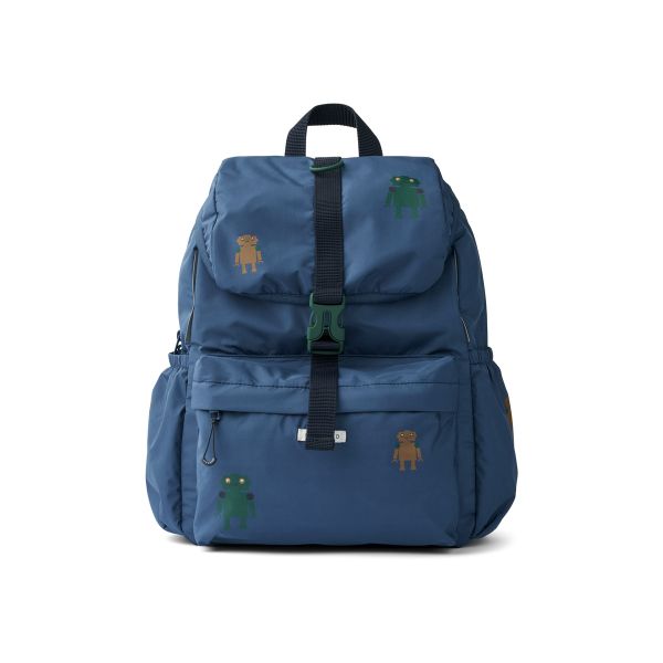 Дитячий рюкзак LIEWOOD Christine backpack – Robots indigo blue