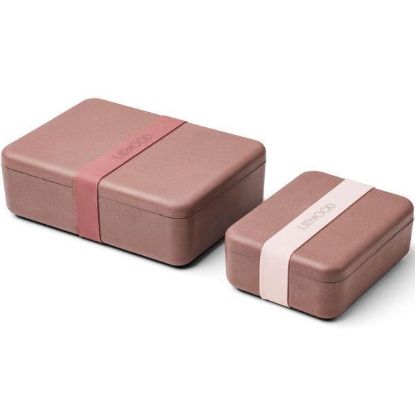 Дитячий бамбуковий ланч-бокс LIEWOOD Dark Rose