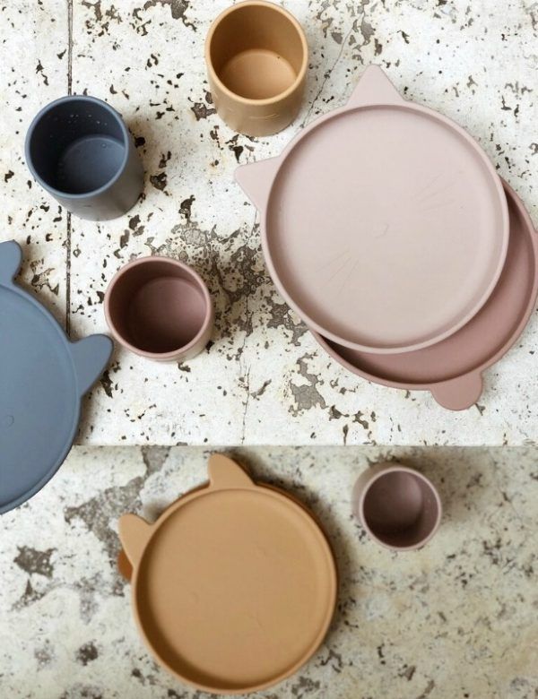 Дитяча тарілка LIEWOOD Rabbit Olivia Yellow Mix