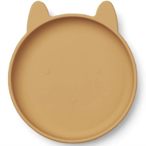 Дитяча тарілка LIEWOOD Rabbit Olivia Yellow Mix