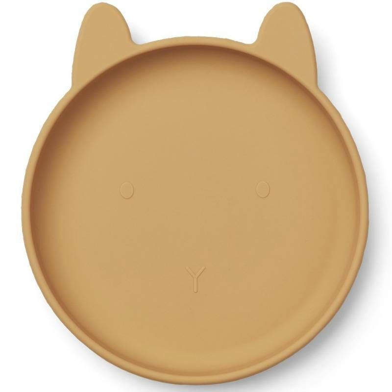 Дитяча тарілка LIEWOOD Rabbit Olivia Yellow Mix