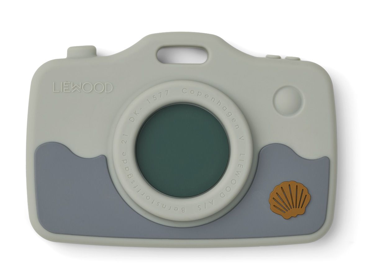 Силіконовий гризунець LIEWOOD Steven Camera - Sea Creature Blue Mix