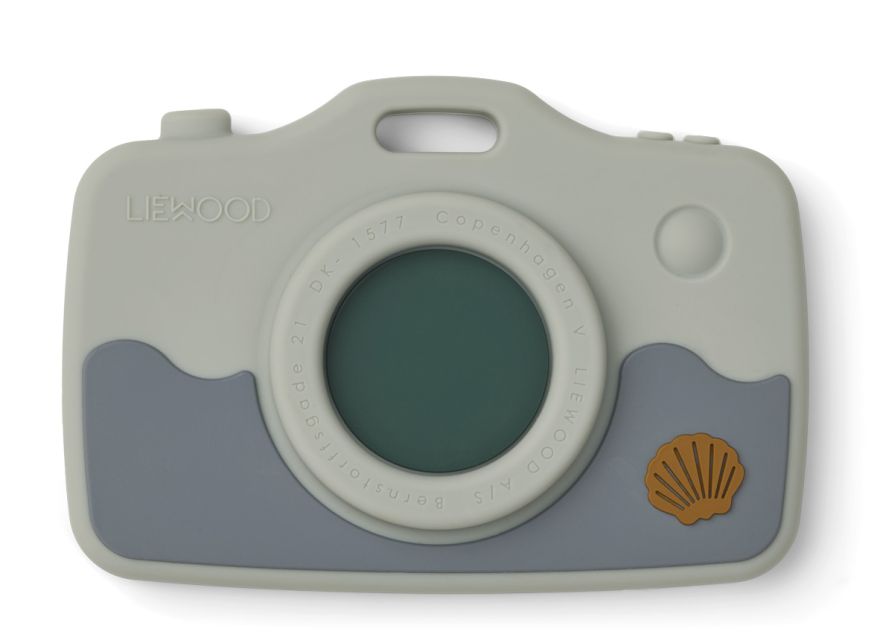 Силіконовий гризунець LIEWOOD Steven Camera - Sea Creature Blue Mix