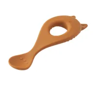 Дитяча навчальна ложка LIEWOOD Mustard Cat