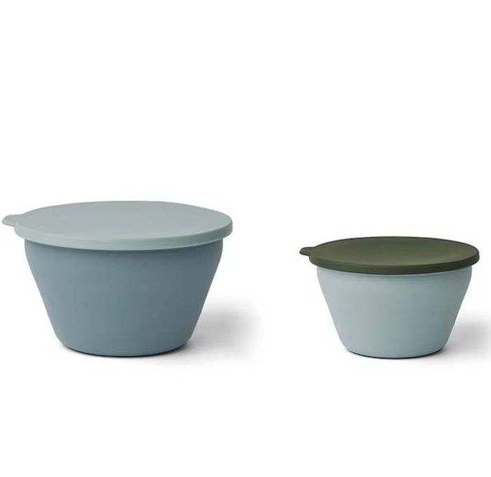Набір складних силіконових мисок LIEWOOD Blue 2 шт