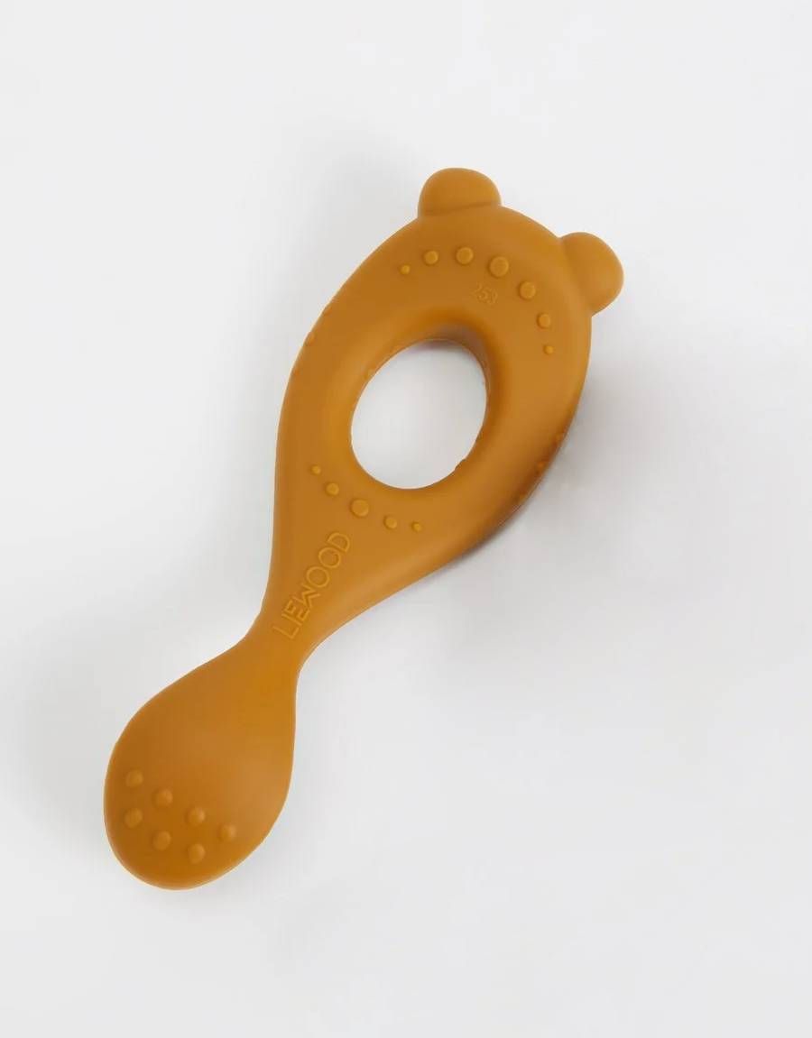 Дитяча навчальна ложка для годування LIEWOOD Mustard Bear