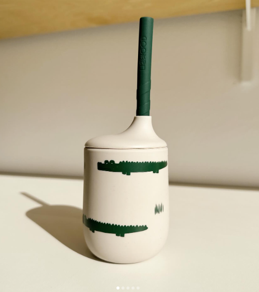 Дитяча силіконова чашка з трубочкою Ellis sippy cup - crocodiles - Liewood