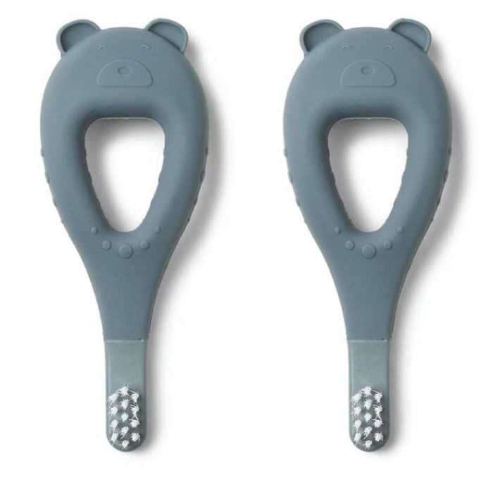 Дитяча зубна щітка LIEWOOD BLUE  2-pack
