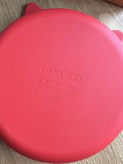 Дитяча глибока миска LIEWOOD Vanessa Cat Apple Red 650мл