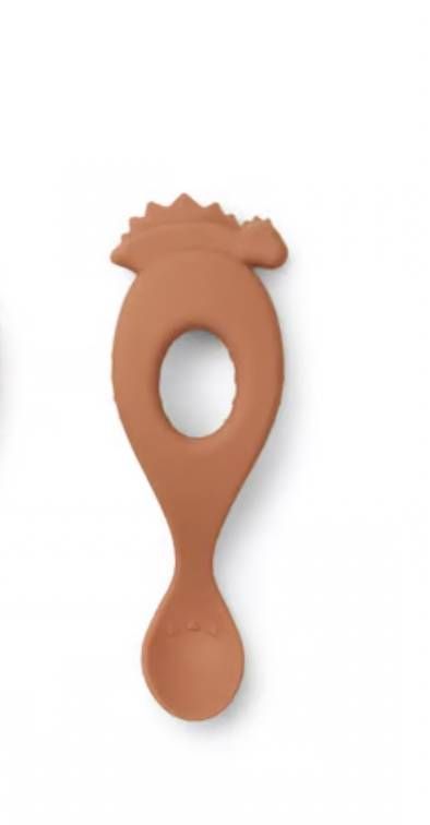 Дитяча силіконова ложка LIEWOOD Dino Rose